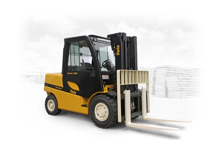 Counterbalanced forklift for demanding applications